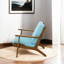 CELIA SKY-BLUE LINEN ACCENT CHAIR