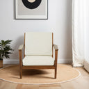 CELIA CREAM LINEN ACCENT CHAIR