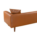 ERLING 86" COGNAC VEGAN-ECO LEATHER SOFA