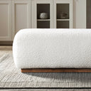 KENZY 47" IVORY BOUCLE BENCH