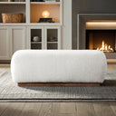KENZY 47" IVORY BOUCLE BENCH