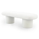 RANA 56" IVORY BOUCLE BENCH