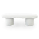 RANA 56" IVORY BOUCLE BENCH