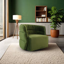 WANIA GREEN VELVET SWIVEL CHAIR