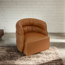 WANIA TAN VEGAN-ECO SWIVEL CHAIR
