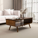 ARIANNA 43" WALNUT COFFEE TABLE