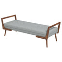 COSMA 51" GREY FABRIC BENCH