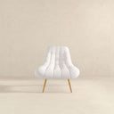 ARIA WHITE BOUCLE ACCENT CHAIR
