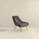 ARIA GREY BOUCLE ACCENT CHAIR