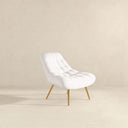 ARIA WHITE BOUCLE ACCENT CHAIR