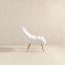 ARIA WHITE BOUCLE ACCENT CHAIR