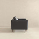 ALLEGRA GREY VELVET ACCENT CHAIR