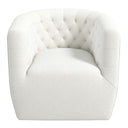 DORA CREAM BOUCLE SWIVEL CHAIR