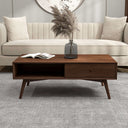 CARMEN 48" WALNUT COFFEE TABLE