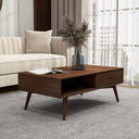 CARMEN 48" WALNUT COFFEE TABLE