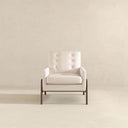 CORRIE BEIGE VELVET ACCENT CHAIR