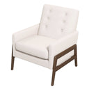 CORRIE BEIGE VELVET ACCENT CHAIR