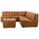 SELIA 92" COMFY & CHIC SECTIONAL SOFA WITH OTTOMAN
