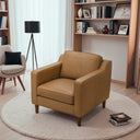 COOPER TAN LEATHER ACCENT CHAIR