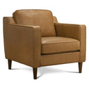 COOPER TAN LEATHER ACCENT CHAIR