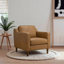 COOPER TAN LEATHER ACCENT CHAIR
