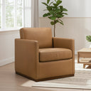 DIANA TAN LEATHER SWIVEL CHAIR