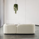 ELISSA 93" JAPANDI IVORY BOUCLE SOFA