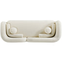 ELISSA 93" JAPANDI IVORY BOUCLE SOFA