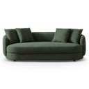 DINA 85" MODERN OLIVE GREEN BOUCLE SOFA