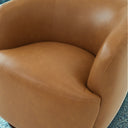 MARA TAN VEGAN-ECO LEATHER SWIVEL CHAIR