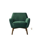 PIERA FOREST-GREEN VELVET LOUNGE CHAIR