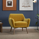 PIERA GOLD VELVET LOUNGE CHAIR
