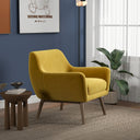 PIERA GOLD VELVET LOUNGE CHAIR