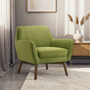PIERA PISTACHIO-GREEN VELVET LOUNGE CHAIR