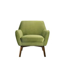 PIERA PISTACHIO-GREEN VELVET LOUNGE CHAIR