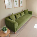 ROSA 103" GREEN VELVET SOFA