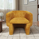 WAMA GOLD CHENILLE ACCENT CHAIR