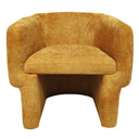 WAMA GOLD CHENILLE ACCENT CHAIR
