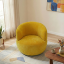 TINA GOLD CHENILLE SWIVEL CHAIR