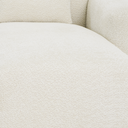 HANNY 117" 3-PIECE SAND BOUCLE RIGHT SECTIONAL SOFA