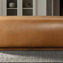 KENZY 47" TAN VEGAN-ECO LEATHER BENCH