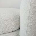 AVALON WHITE BOUCLE ACCENT CHAIR