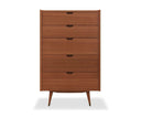 BOLIG HIGH CHEST - LIGHT WALNUT STAIN