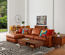 KENNON CONTEMPORARY LEATHER SECTIONAL