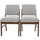 CALDWELL LIGHT GREY BOUCLE DINING CHAIR - SET OF 2
