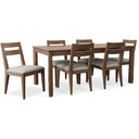 COLUMBIA RUSTIC OAK DINING CHAIR