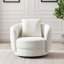 DINA BEIGE BOUCLE SWIVEL CHAIR