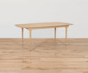 HENDRICK EXTENSION DINING TABLE - WHITE OAK
