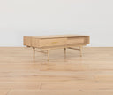 HENDRICK STORAGE COFFEE TABLE - WHITE OAK