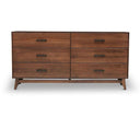 WOOD CASTLE KELBY DOUBLE DRESSER